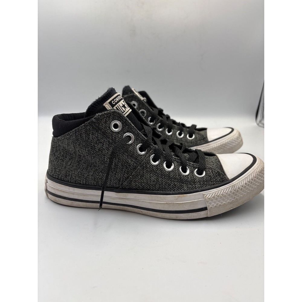Converse All Star Women, Sz‎ 6, Gray Tweed Sneaker Hi top. Tennis Shoe